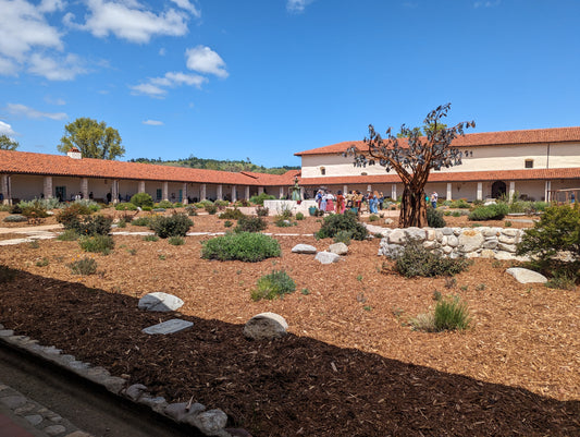 the grounds of Mission San Antonio de Padua, in Fort Hunter Liggett, Monterey County, California’s central coast